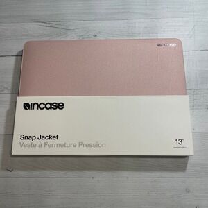 Incase snap jacket laptop cover 13" MacBook Pro thunderbolt 3 pink rose NEW
